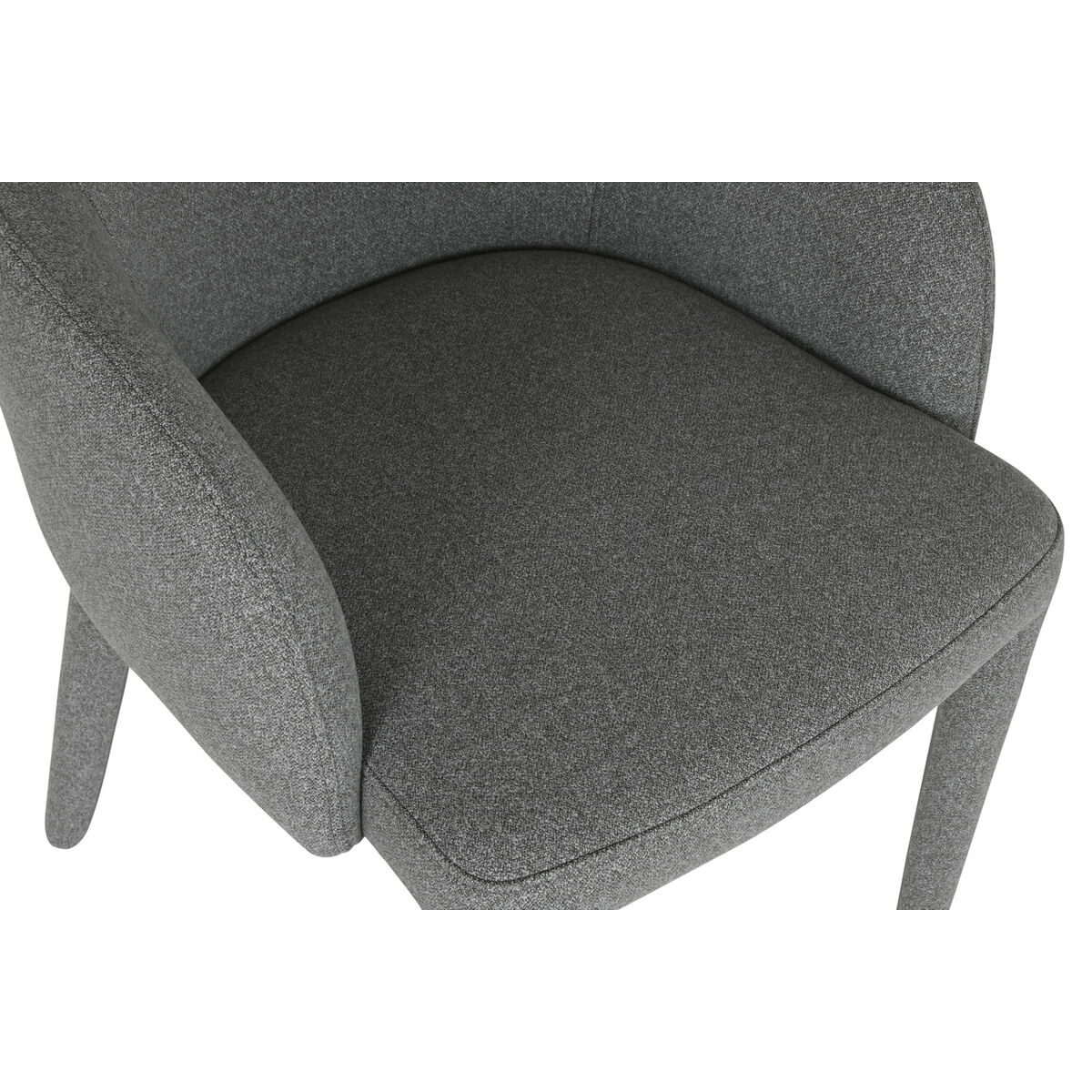 Middagsstol Home ESPRIT Grå Polyester Metall 59 X 63 X 86 cm